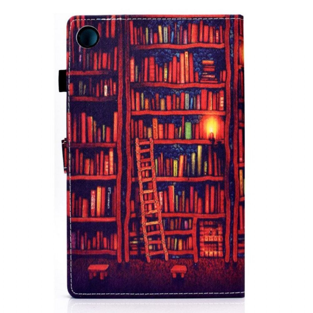 Flip Case voor Samsung Galaxy Tab A8 (2021) Bibliotheek