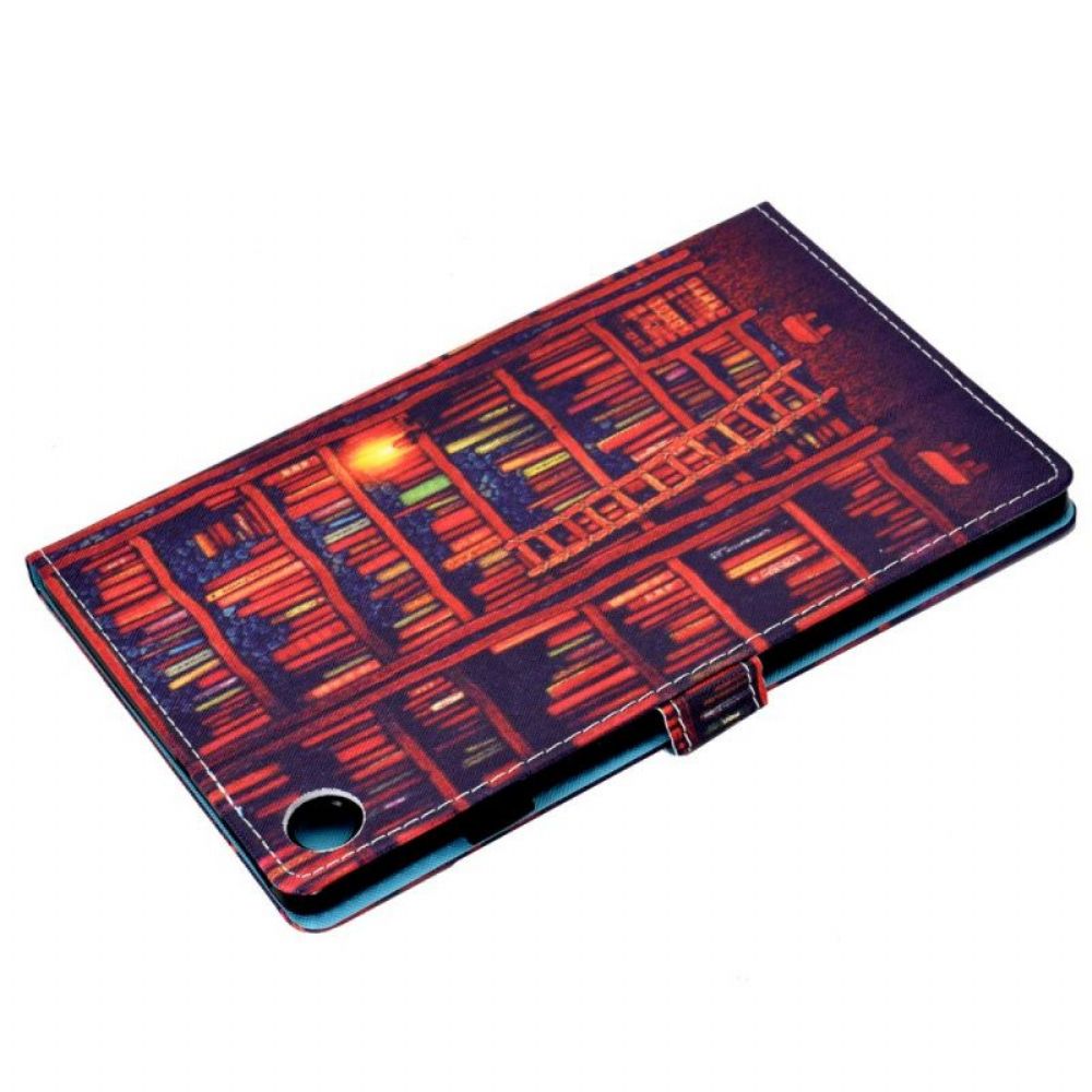 Flip Case voor Samsung Galaxy Tab A8 (2021) Bibliotheek