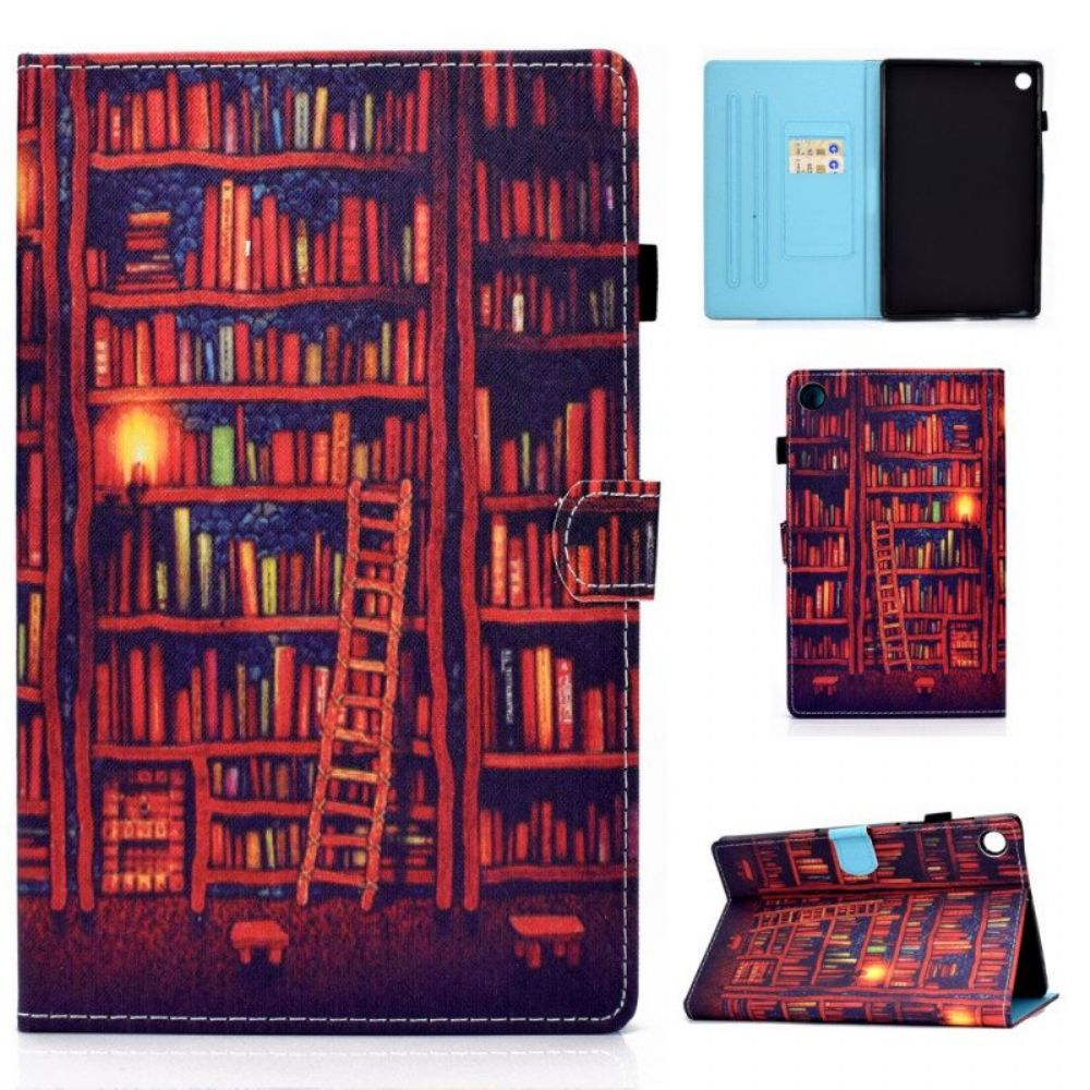 Flip Case voor Samsung Galaxy Tab A8 (2021) Bibliotheek