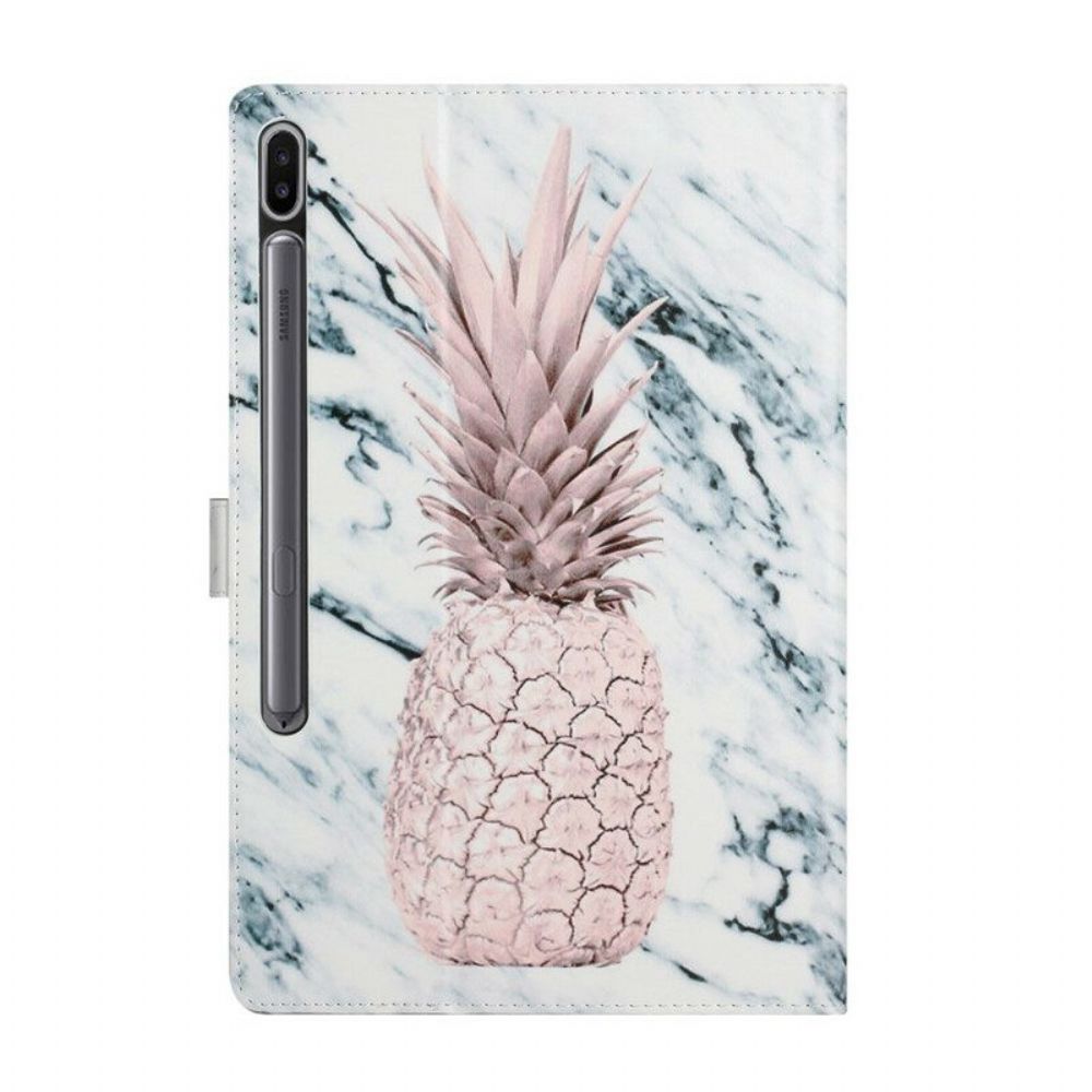 Flip Case voor Samsung Galaxy Tab S8 Plus / Tab S7 Plus Ananas