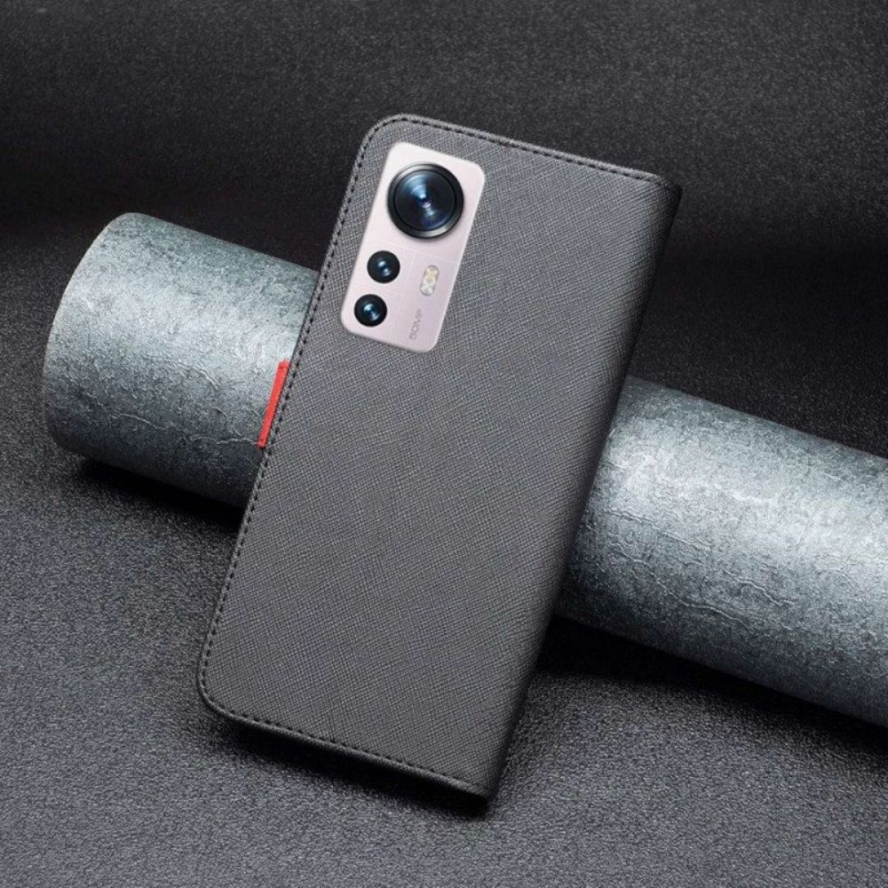 Flip Case voor Xiaomi 12 / 12X Tweekleurige Binfen-kleur