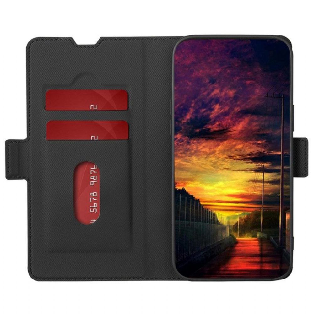 Flip Case voor Xiaomi 12T / 12T Pro Ultrafijn Tweekleurig