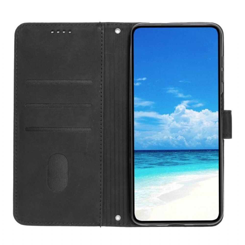 Flip Case voor Xiaomi 13 Glimlach Met Sleutelkoord