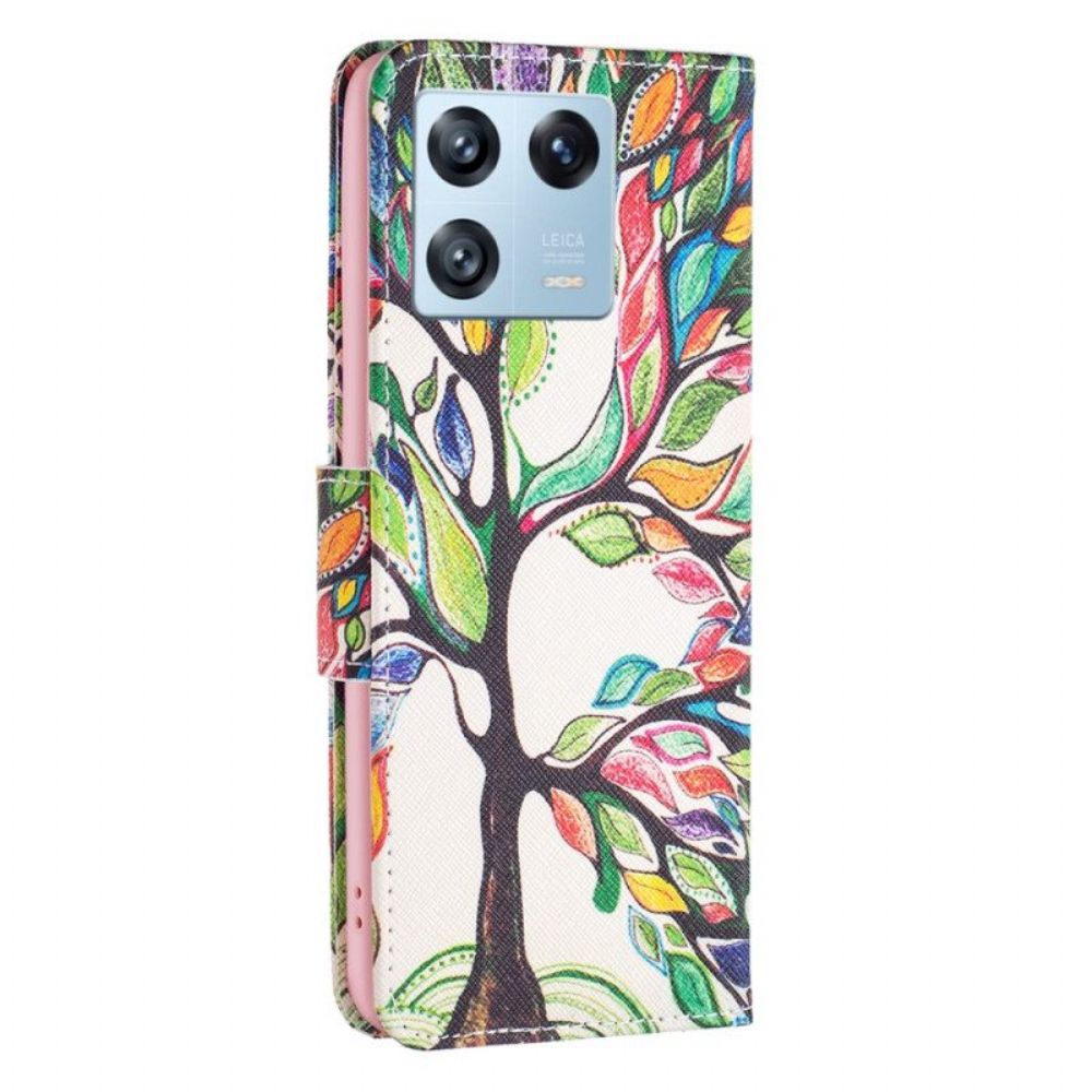 Flip Case voor Xiaomi 13 Pro Aquarel Boom