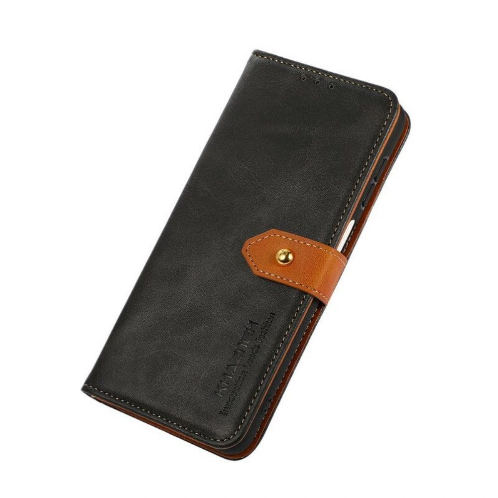 Flip Case voor Xiaomi Redmi Note 10 5G Met Khazneh-riem