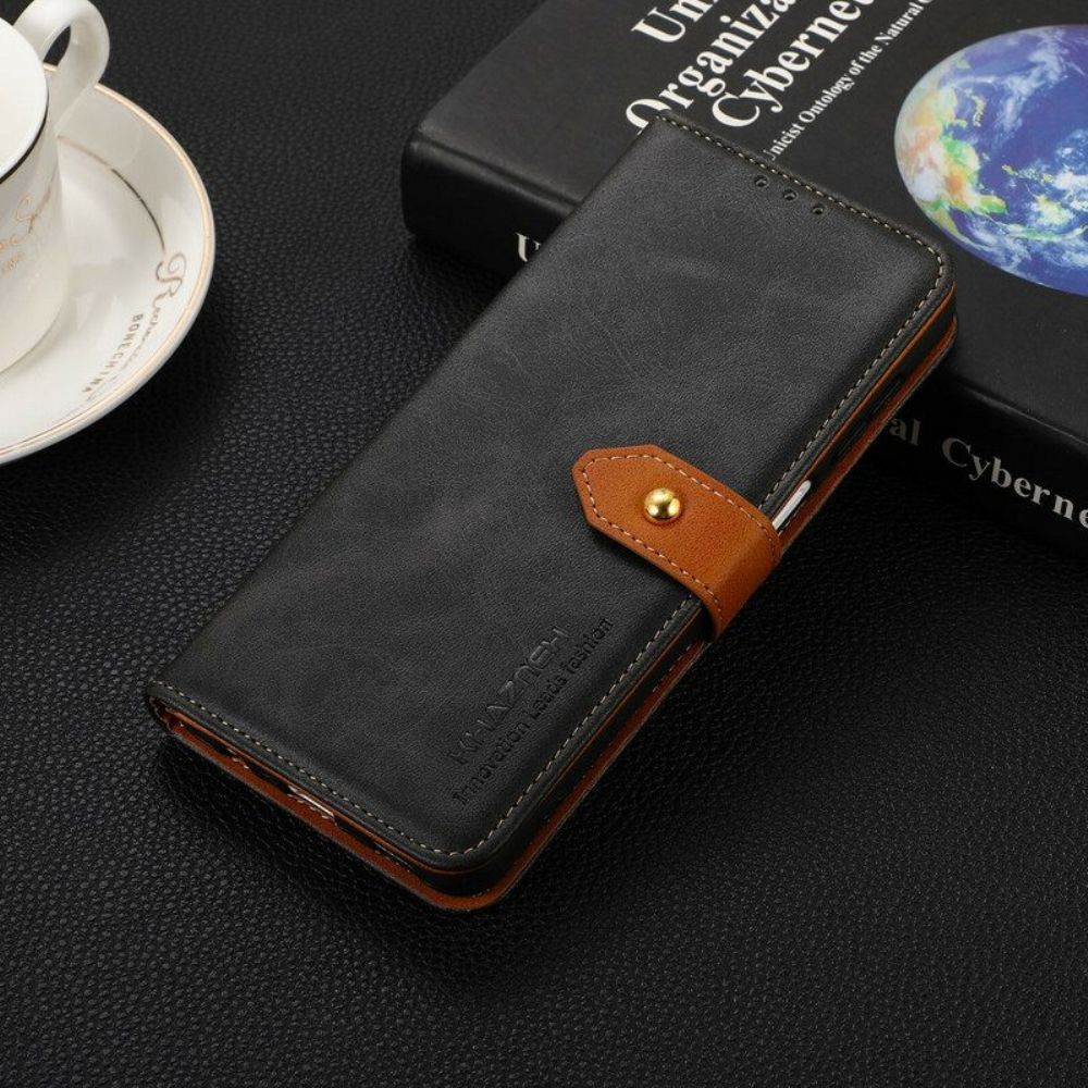 Flip Case voor Xiaomi Redmi Note 10 5G Met Khazneh-riem