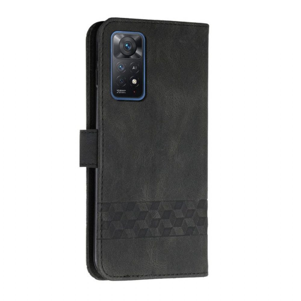 Flip Case voor Xiaomi Redmi Note 11 Pro / 11 Pro 5G Fries Leereffect