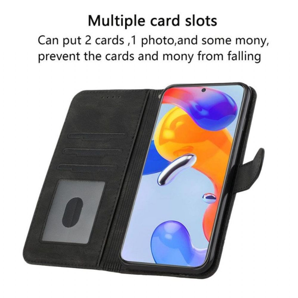 Flip Case voor Xiaomi Redmi Note 11 Pro / 11 Pro 5G Fries Leereffect