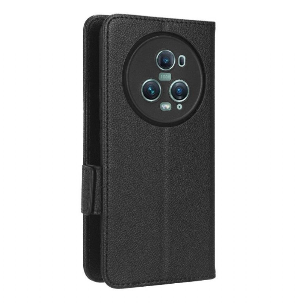 Folio-hoesje voor Honor Magic 5 Pro Finesse Dubbele Sluiting