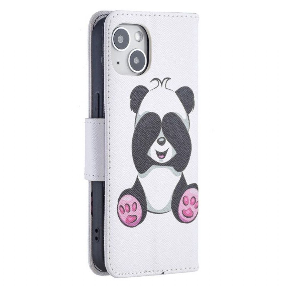 Folio-hoesje voor iPhone 15 Panda