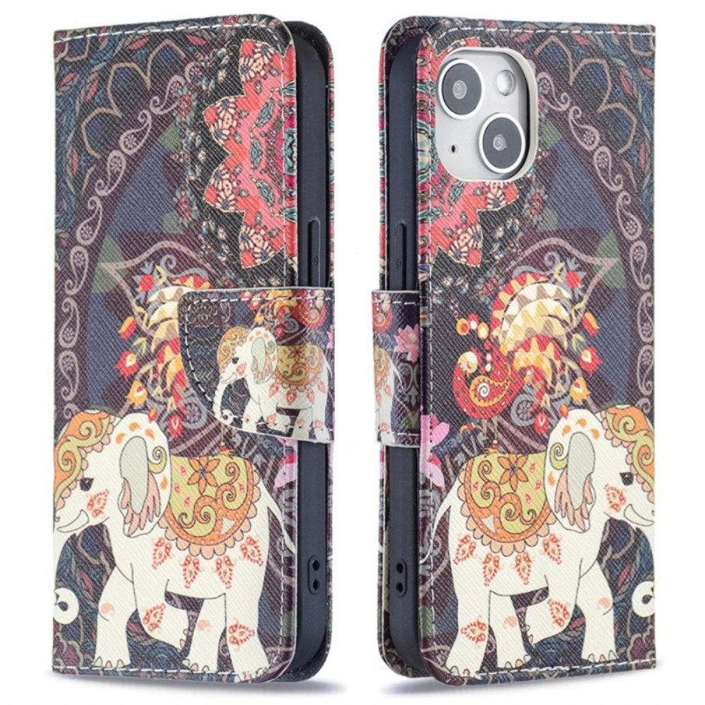 Folio-hoesje voor iPhone 15 Stamolifant