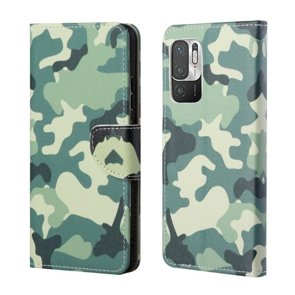 Folio-hoesje voor Poco M3 Pro 5G Camouflage