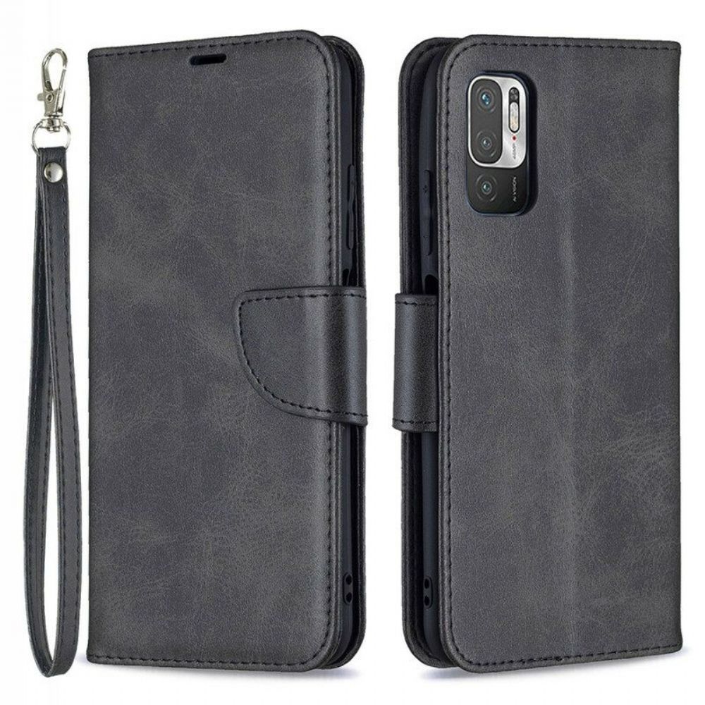 Folio-hoesje voor Poco M3 Pro 5G Flip Case Gladde Flap Schuin