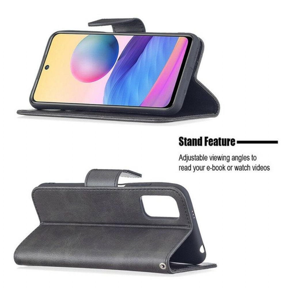 Folio-hoesje voor Poco M3 Pro 5G Flip Case Gladde Flap Schuin