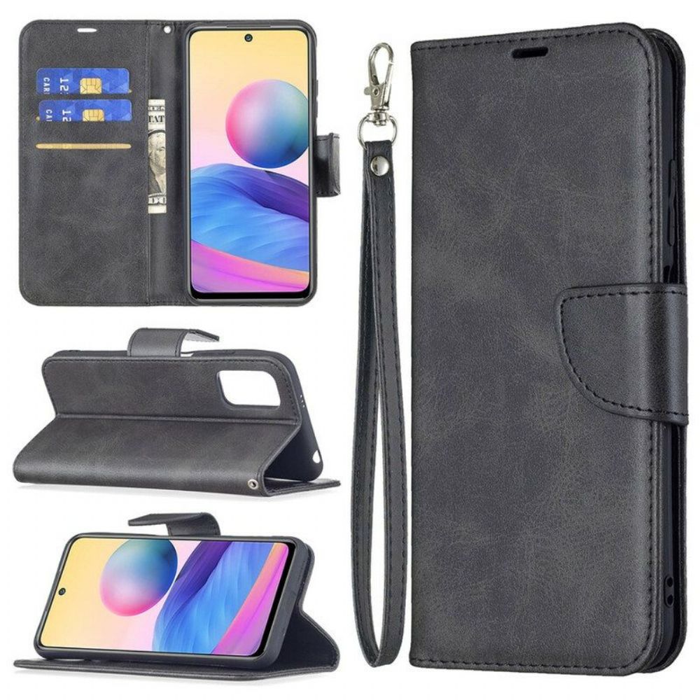 Folio-hoesje voor Poco M3 Pro 5G Flip Case Gladde Flap Schuin