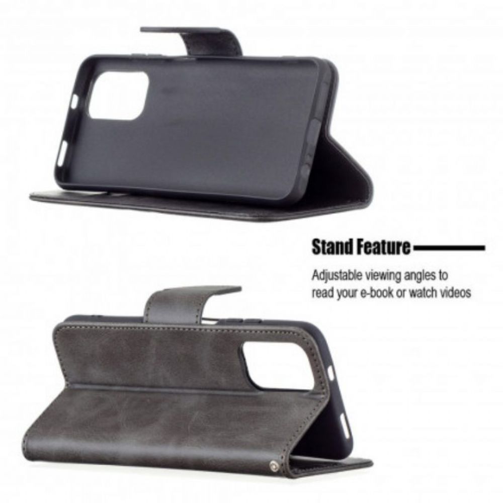 Folio-hoesje voor Poco M5s Flip Case Gladde Flap Schuin