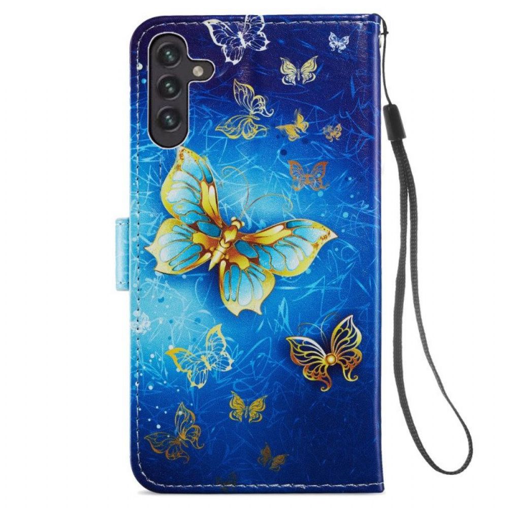 Folio-hoesje voor Samsung Galaxy A13 5G / A04s Klassiek