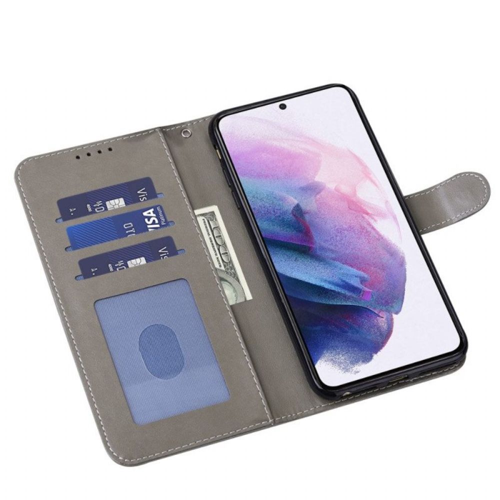 Folio-hoesje voor Samsung Galaxy A13 5G / A04s Strakke Mandala