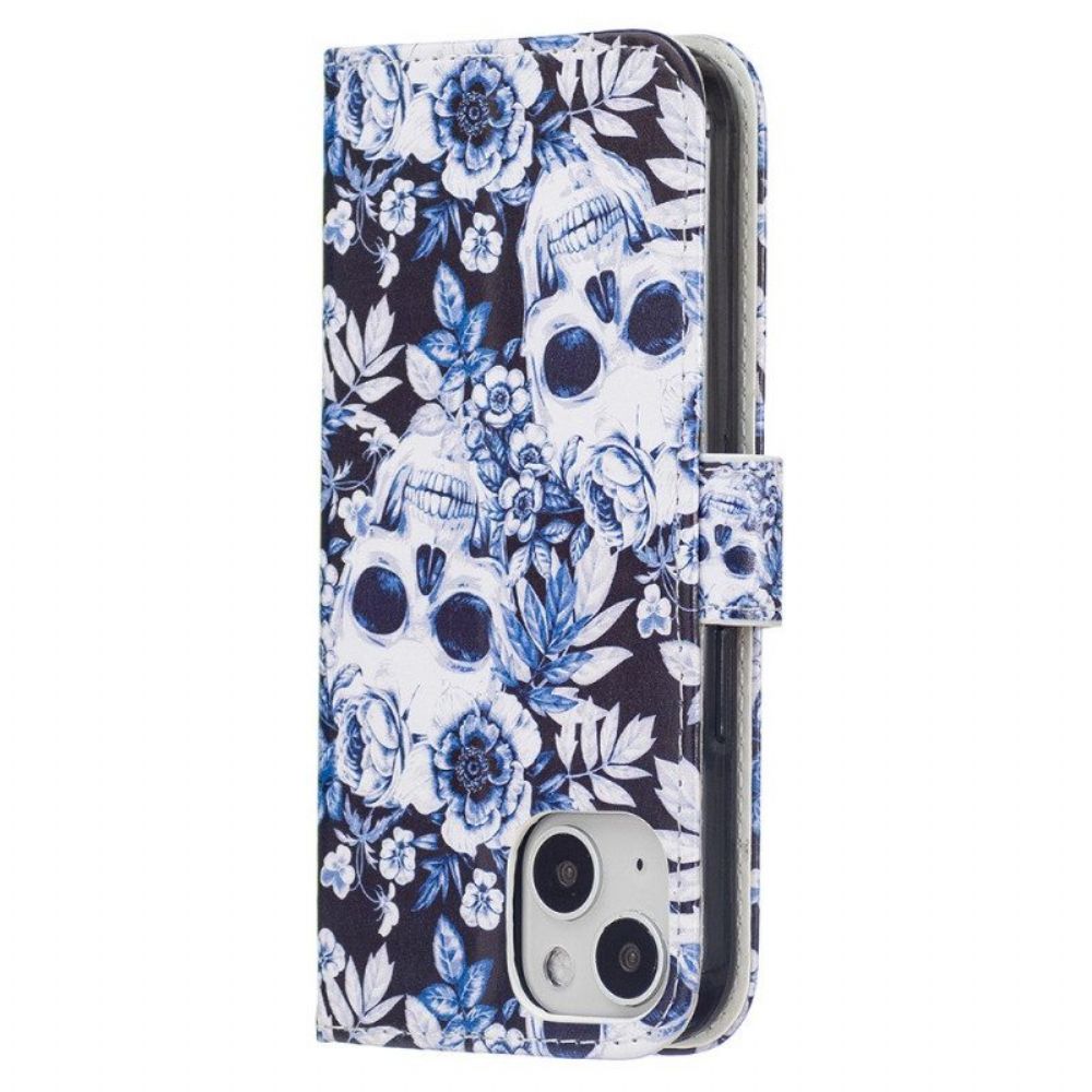 Folio-hoesje voor Samsung Galaxy A13 5G / A04s Strappy Litchi Lederen Stijl