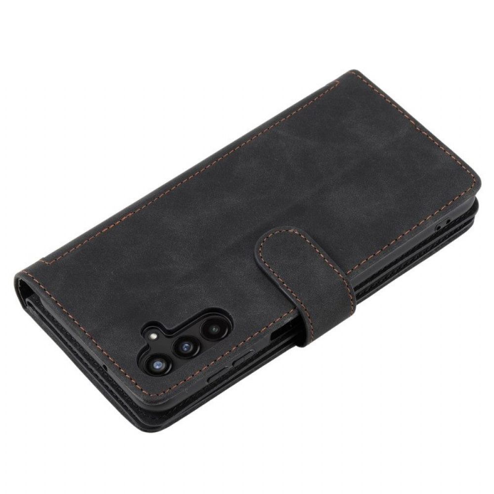 Folio-hoesje voor Samsung Galaxy A14 / A14 5G Portemonnee Tweekleurige Riem