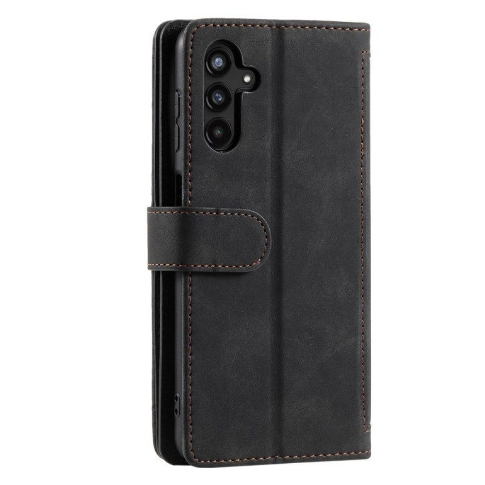 Folio-hoesje voor Samsung Galaxy A14 / A14 5G Portemonnee Tweekleurige Riem