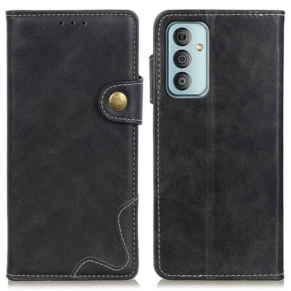 Folio-hoesje voor Samsung Galaxy M13 Artistieke Knop