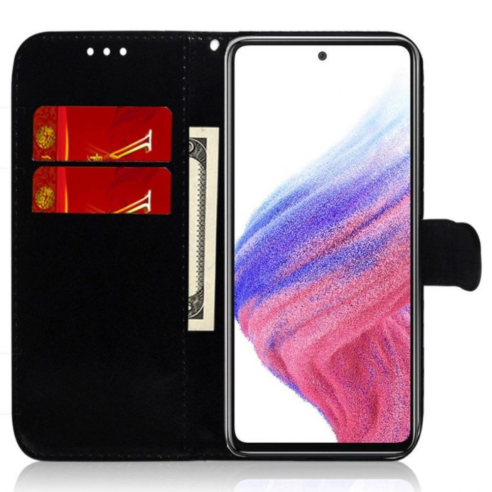 Folio-hoesje voor Samsung Galaxy M13 Disco-stijl