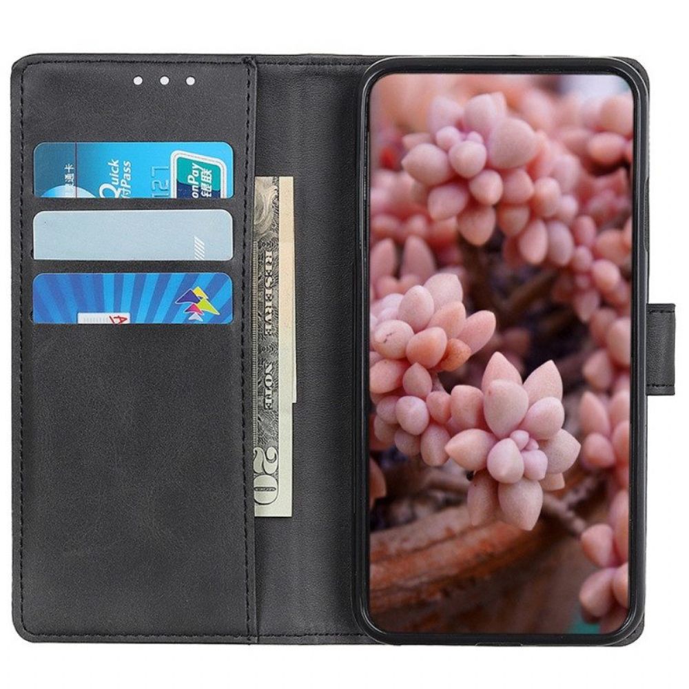 Folio-hoesje voor Samsung Galaxy M13 Mat Kunstleer