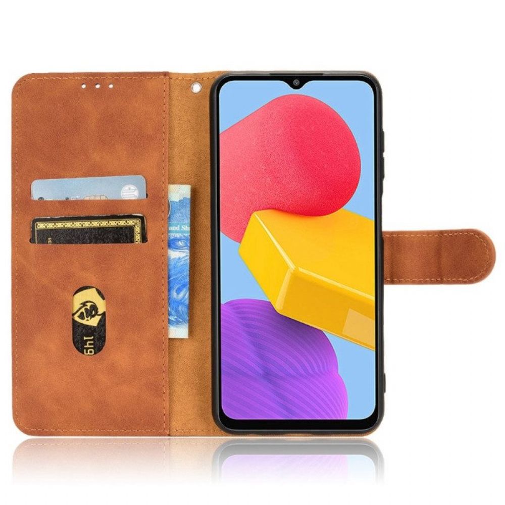 Folio-hoesje voor Samsung Galaxy M13 Met Ketting Imitatieleer Met Riem