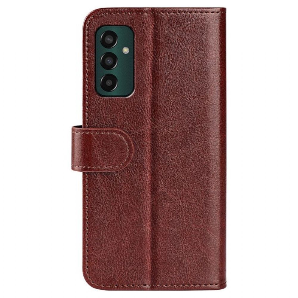 Folio-hoesje voor Samsung Galaxy M13 Retro Lederen Stijl