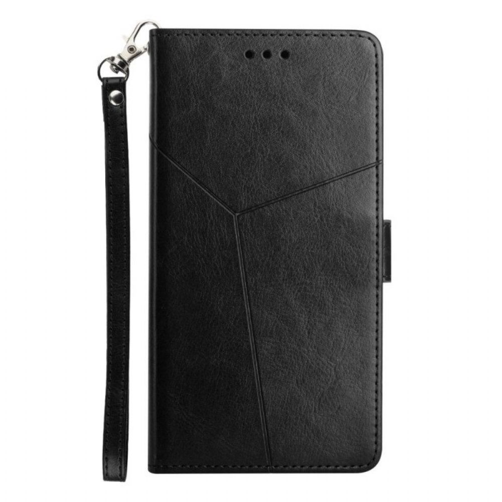 Folio-hoesje voor Samsung Galaxy S20 Plus / S20 Plus 5G Stijl Leer Geo Y Design