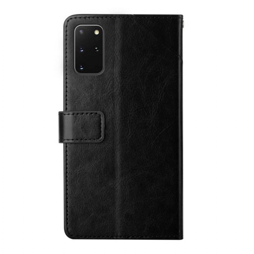 Folio-hoesje voor Samsung Galaxy S20 Plus / S20 Plus 5G Stijl Leer Geo Y Design