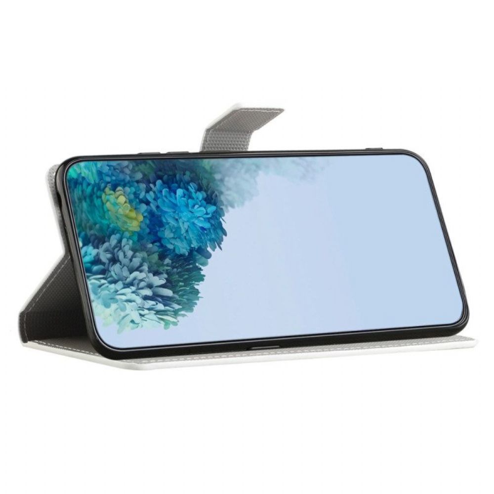 Folio-hoesje voor Samsung Galaxy S23 5G Blauwe Vlinder