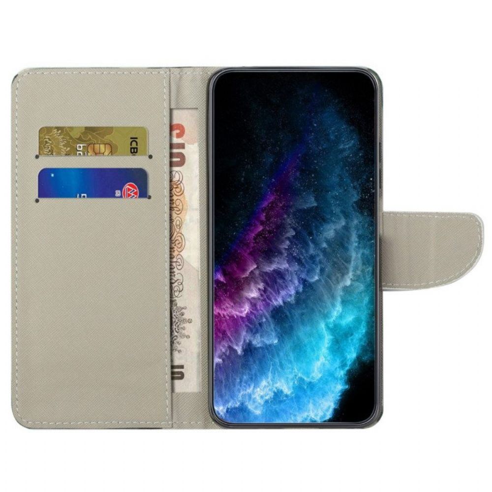 Folio-hoesje voor Samsung Galaxy S23 5G Blijf Kalm En Schitter