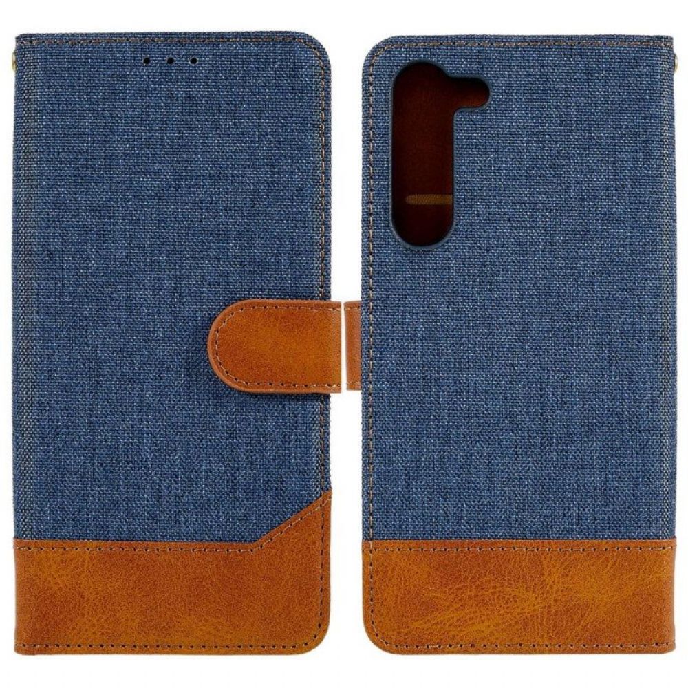 Folio-hoesje voor Samsung Galaxy S23 5G Jeans