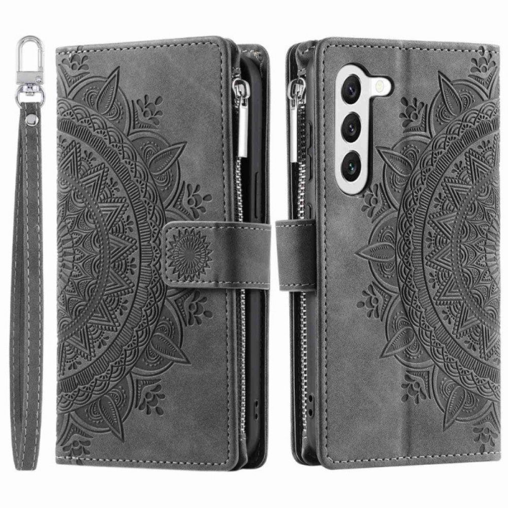 Folio-hoesje voor Samsung Galaxy S23 5G Multifunctionele Mandala