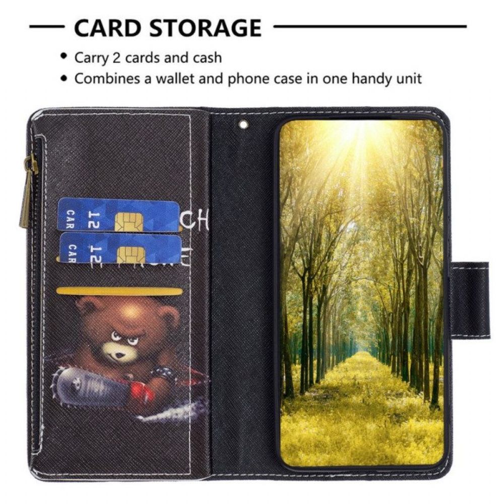 Folio-hoesje voor Samsung Galaxy S23 5G Portemonnee Beer Portemonnee