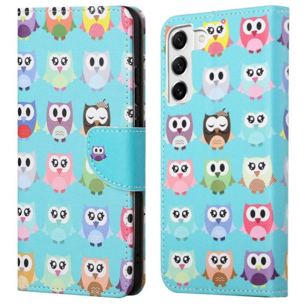 Folio-hoesje voor Samsung Galaxy S23 5G Uilen