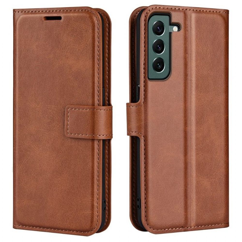 Folio-hoesje voor Samsung Galaxy S23 Plus 5G Stijl Leer Kleur