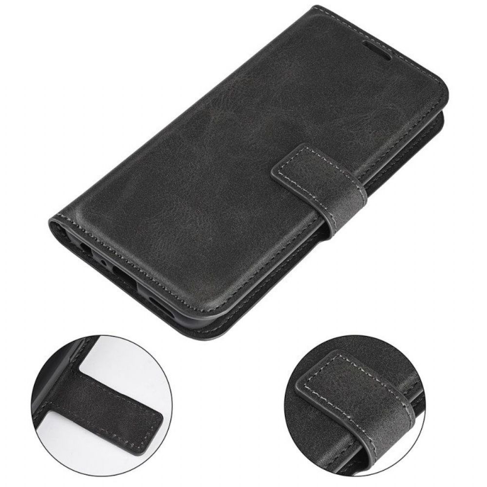 Folio-hoesje voor Samsung Galaxy S23 Ultra 5G Stijl Leer Kleur