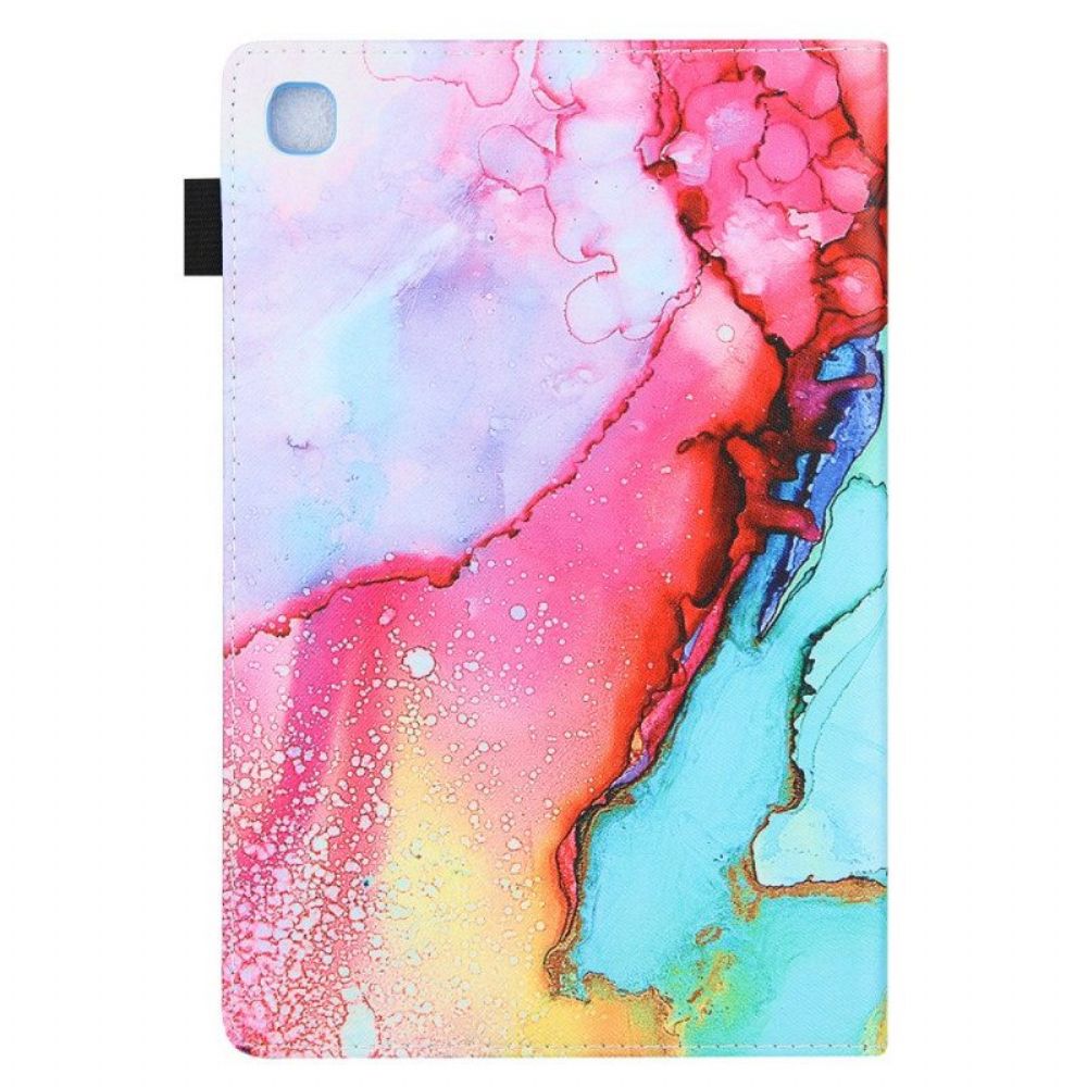 Folio-hoesje voor Samsung Galaxy Tab A8 (2021) Marmeren Stijl