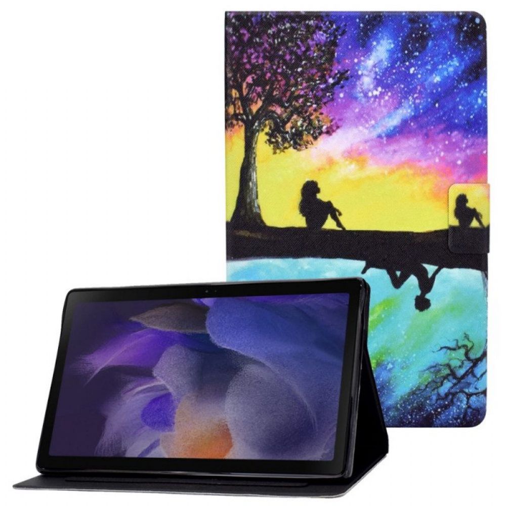 Folio-hoesje voor Samsung Galaxy Tab A8 (2021) Mijmeren Onder De Boom