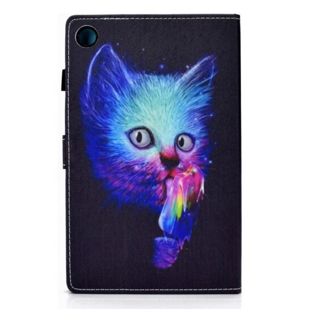 Folio-hoesje voor Samsung Galaxy Tab A8 (2021) Psycho Kat