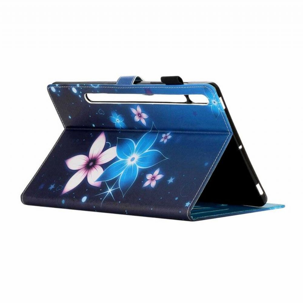 Folio-hoesje voor Samsung Galaxy Tab S8 / Tab S7 Bloemen