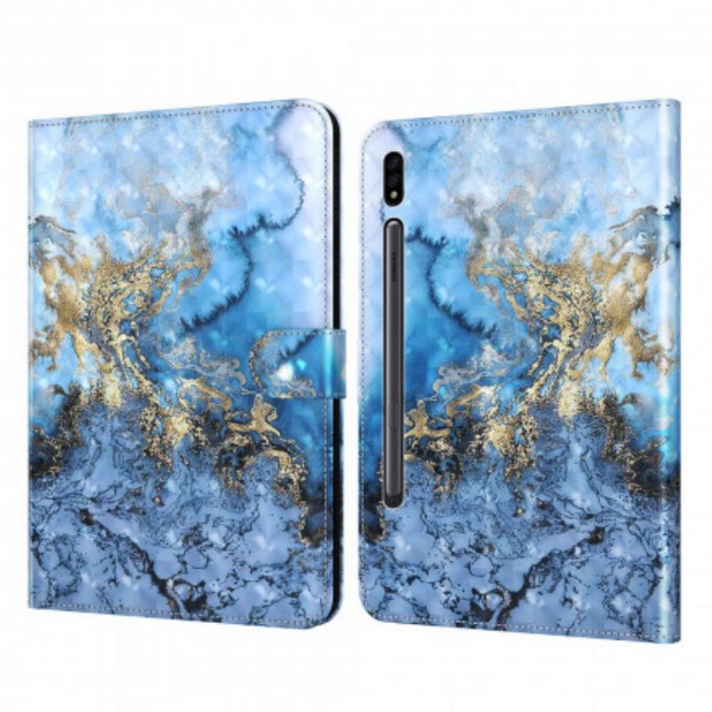 Folio-hoesje voor Samsung Galaxy Tab S8 / Tab S7 Kunstleer Zee