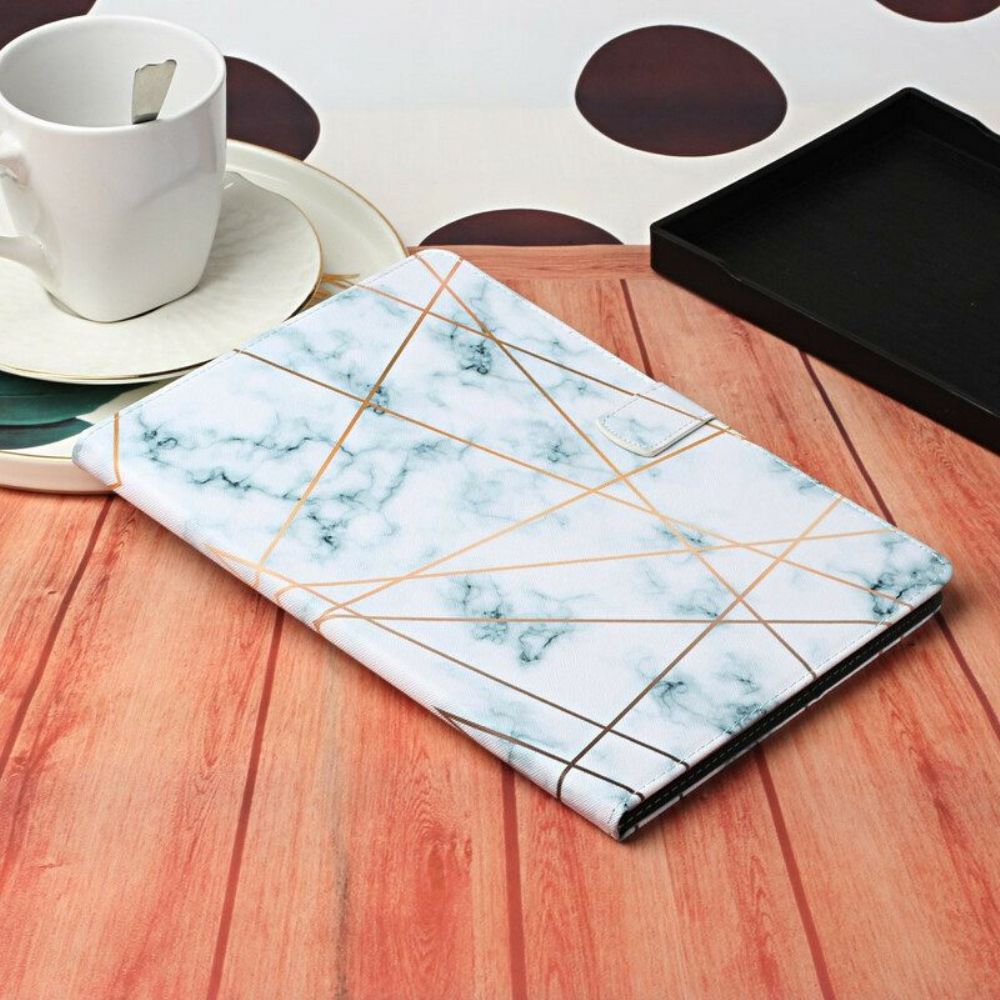 Folio-hoesje voor Samsung Galaxy Tab S8 / Tab S7 Marmer