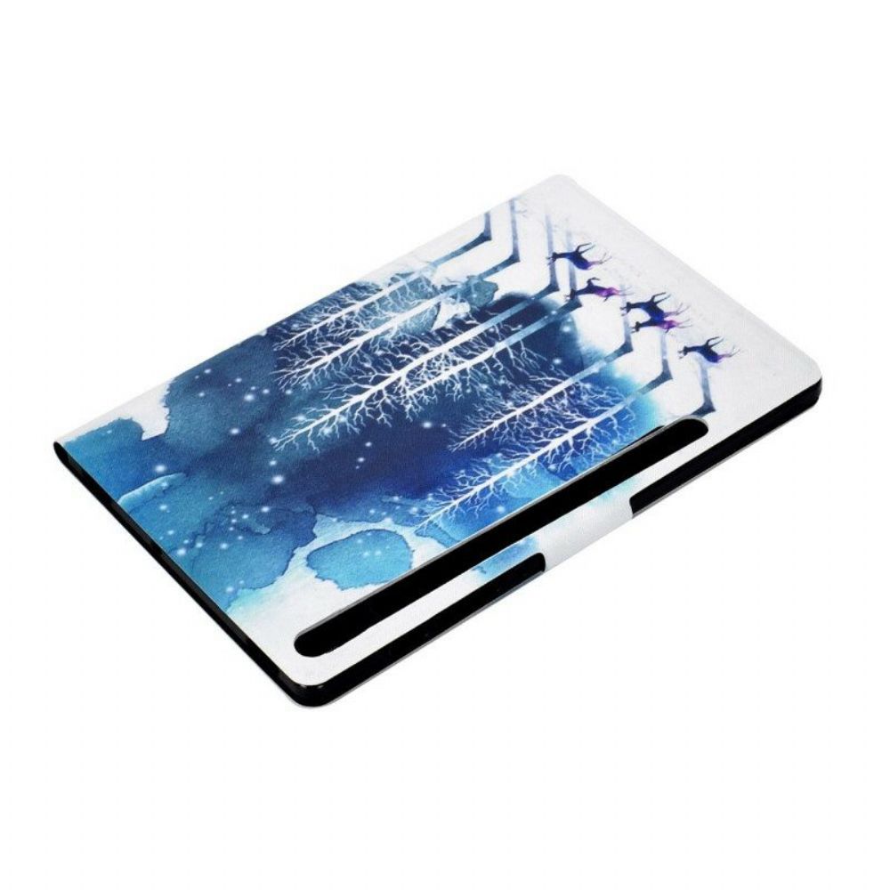 Folio-hoesje voor Samsung Galaxy Tab S8 / Tab S7 Winter