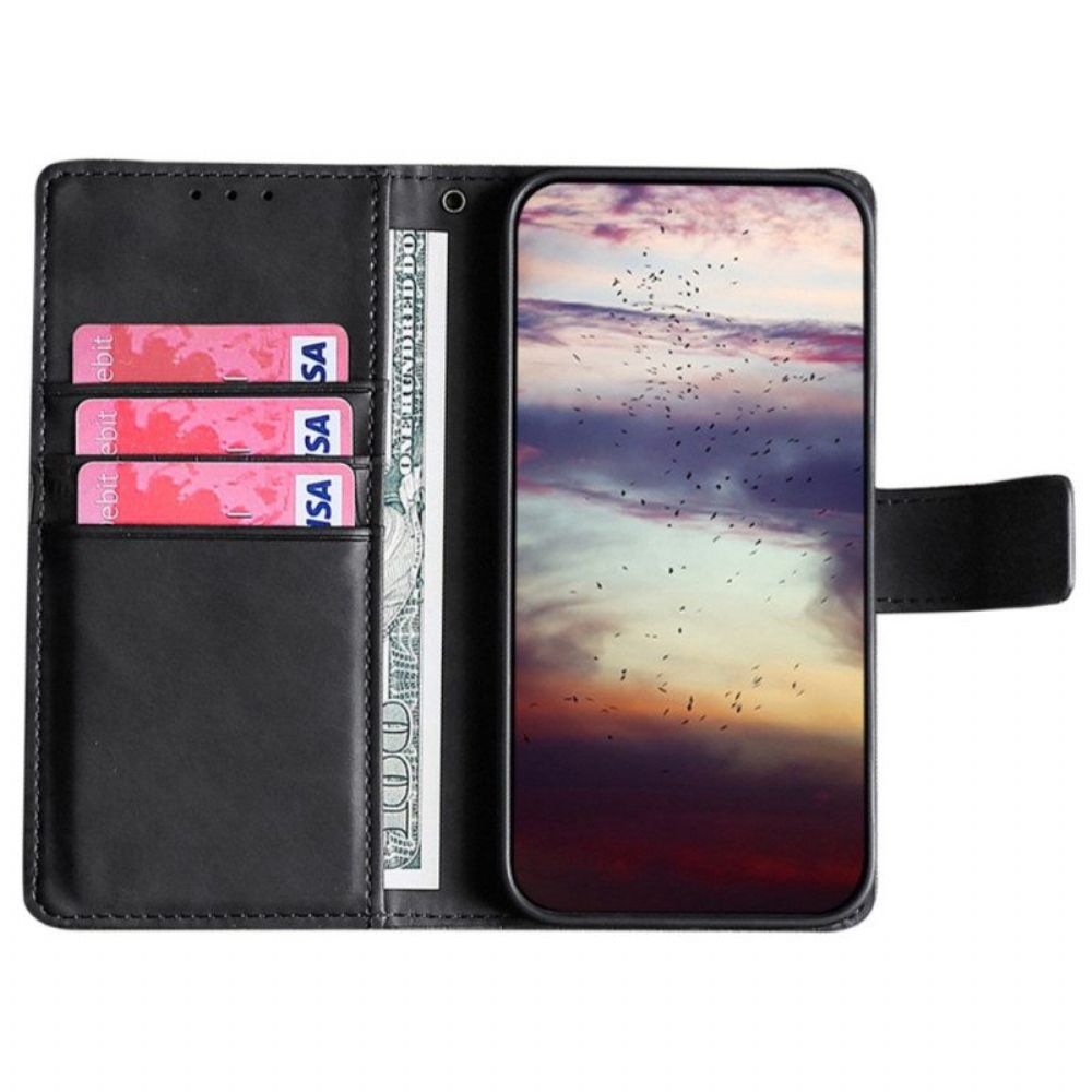 Folio-hoesje voor Vivo X90 Pro Krokodil