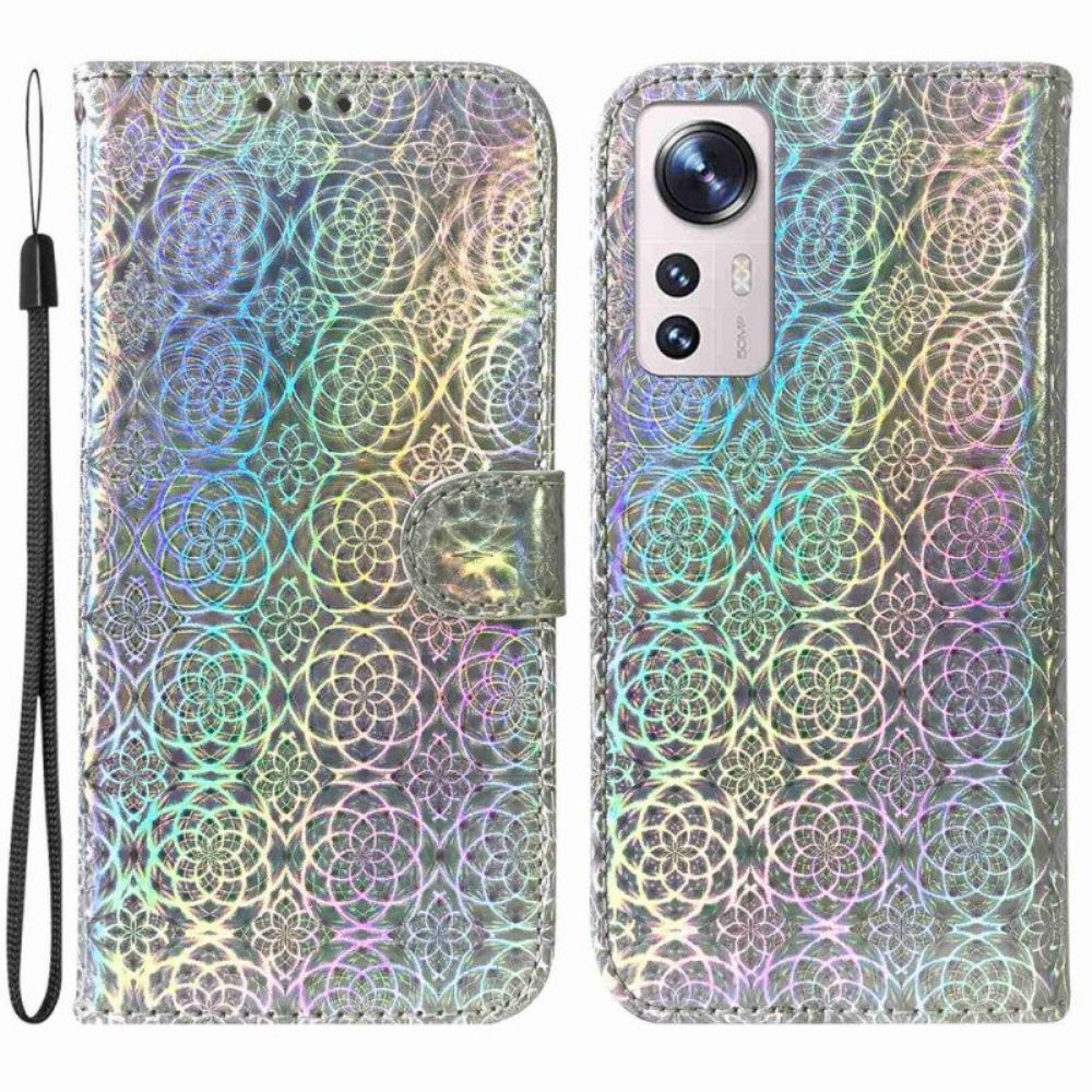 Folio-hoesje voor Xiaomi 12 / 12X Disco-stijl