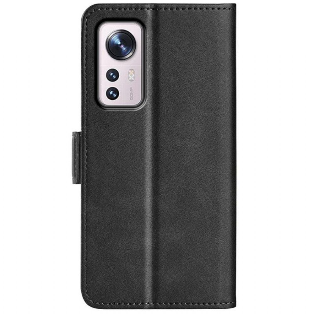 Folio-hoesje voor Xiaomi 12 / 12X Dubbele Sluiting